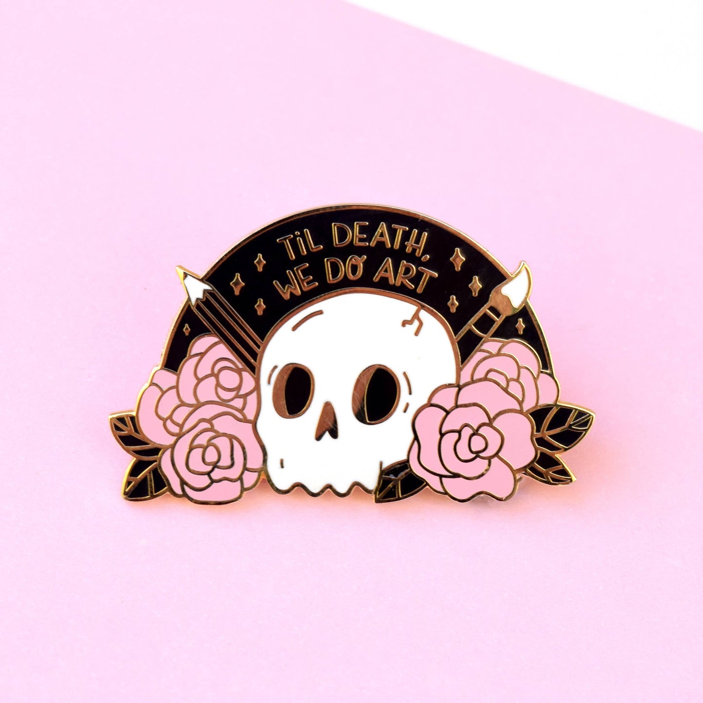Enamel Pin | Til Death We Do Art