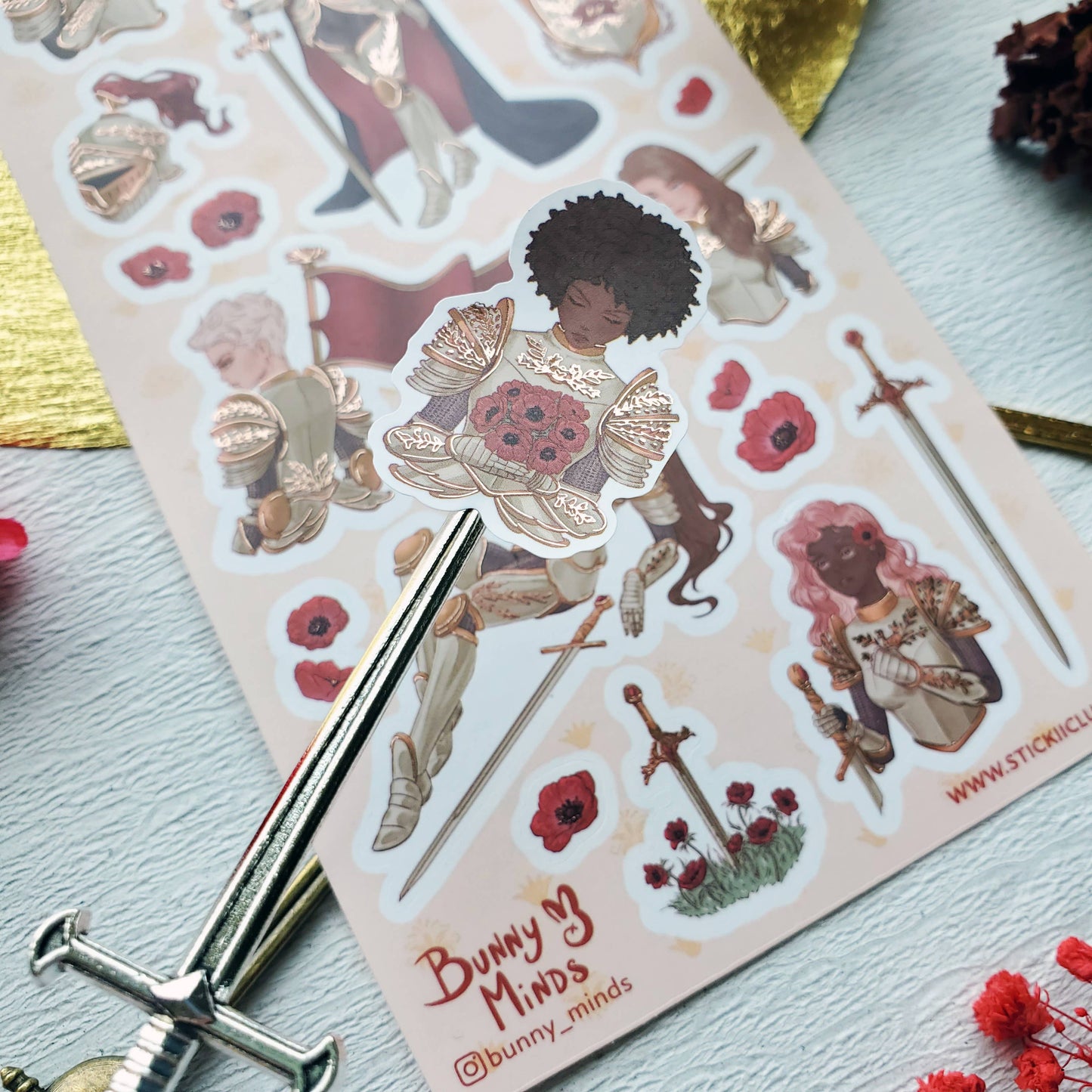 Sticker Sheet | Flower & Fury