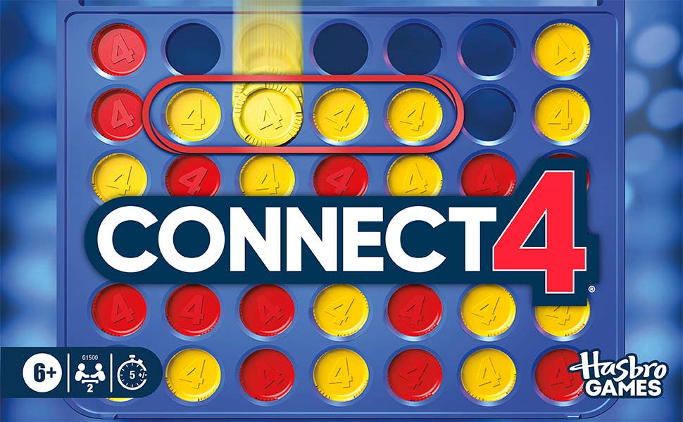 Official Hasbro Games Connect 4 Game (2025)