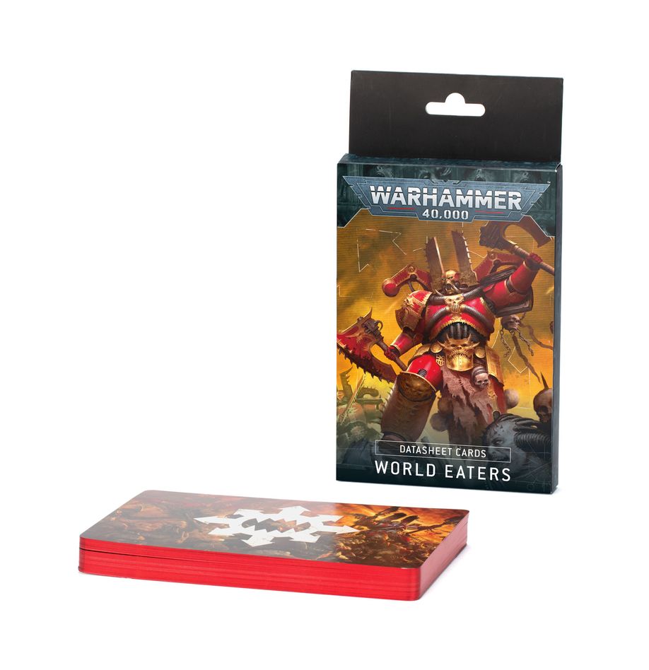 WORLD EATERS DATASHEET CARDS - WARHAMMER 40,000, 10th Edition