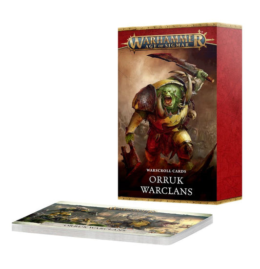 Orruk Warclans Warscroll Cards - Warhammer Age of Sigmar 4th Edition