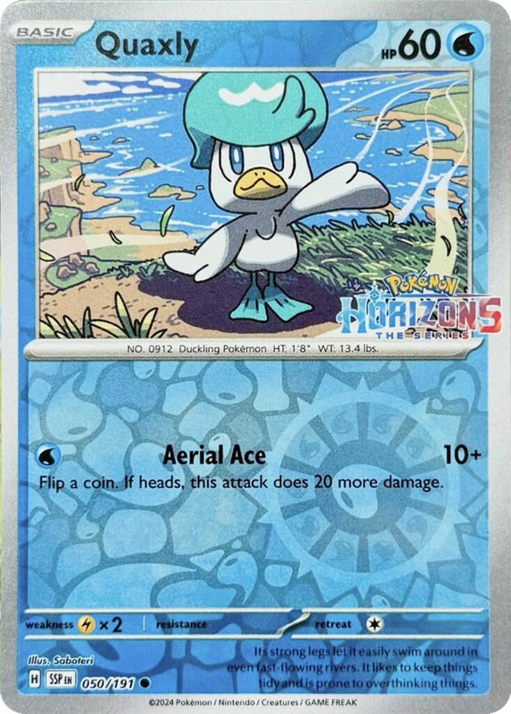 Quaxly (050/191) (Pokemon Horizons Stamp) [Miscellaneous Cards]