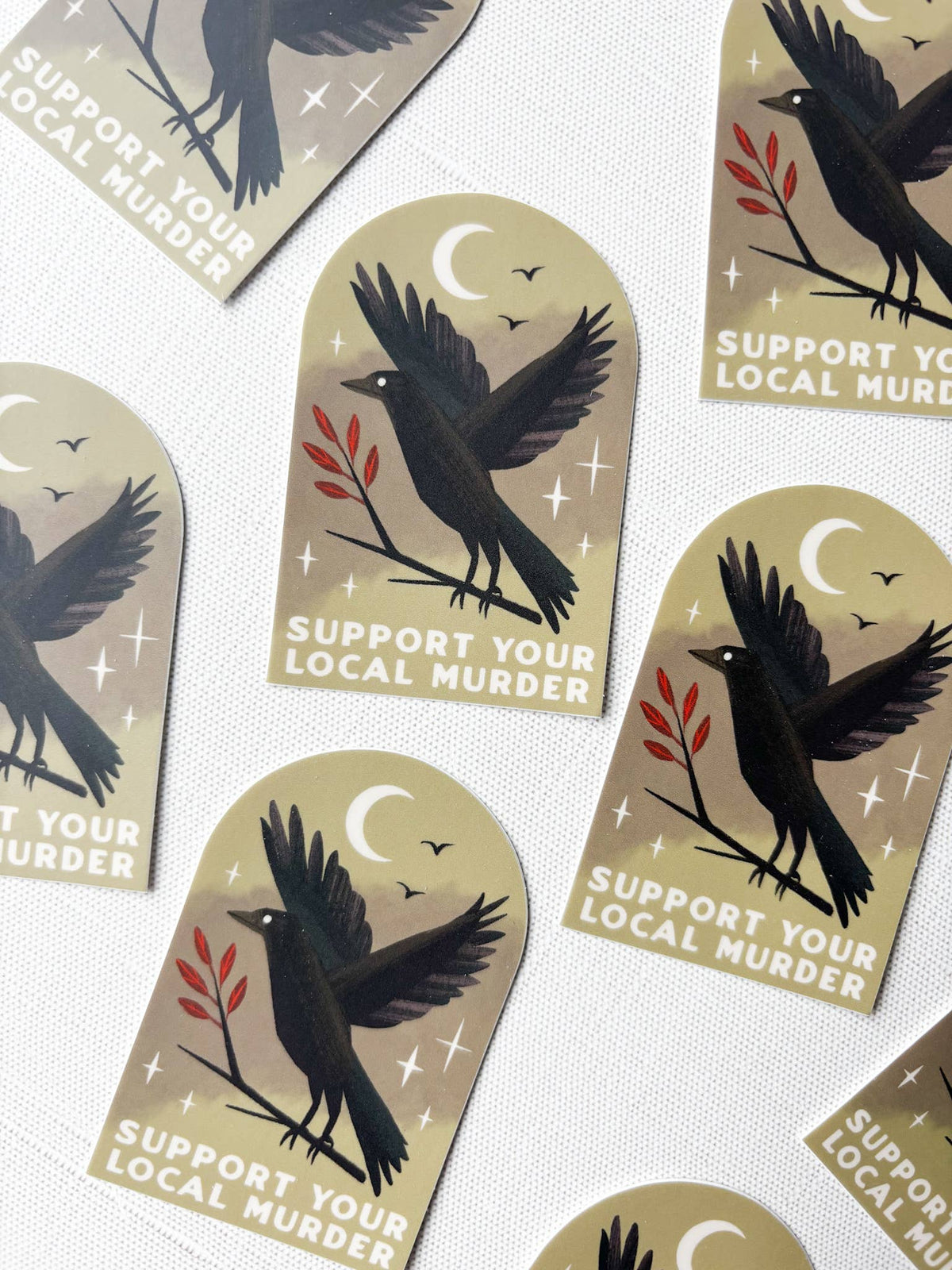 LPC Vinyl Sticker | Support Local Murders