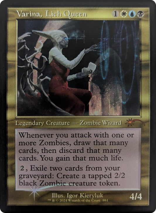 Varina, Lich Queen (Retro Frame)