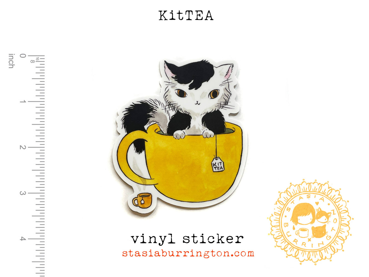 KitTEA Cat | Vinyl Sticker