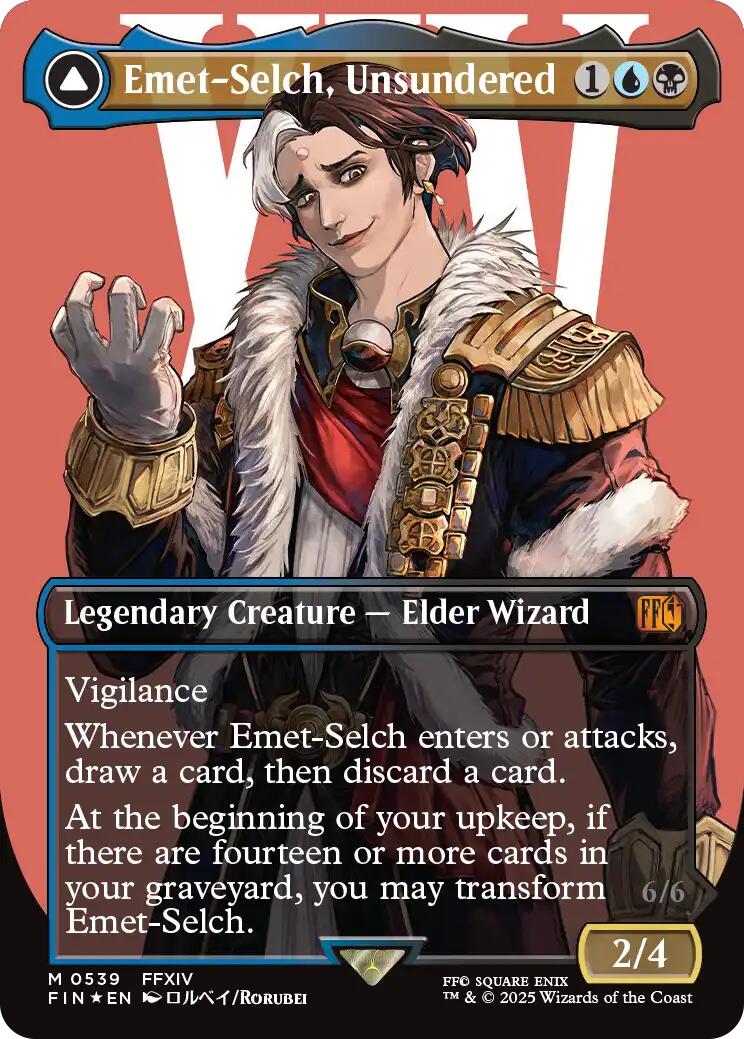 Emet-Selch, Unsundered (Borderless) (Surge Foil)