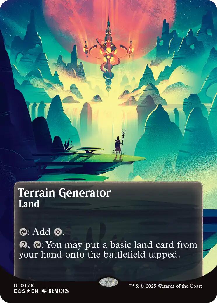 Terrain Generator (0178) (Borderless) (Galaxy Foil)