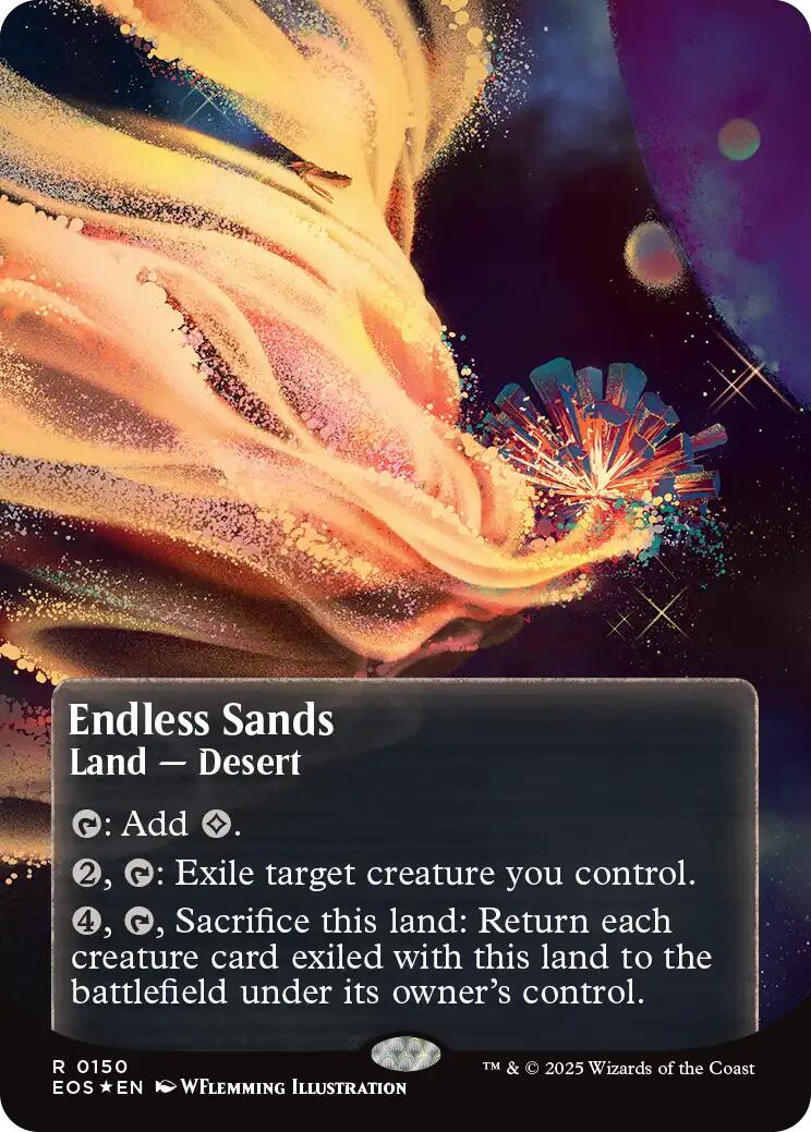 Endless Sands (0150) (Borderless) (Galaxy Foil)