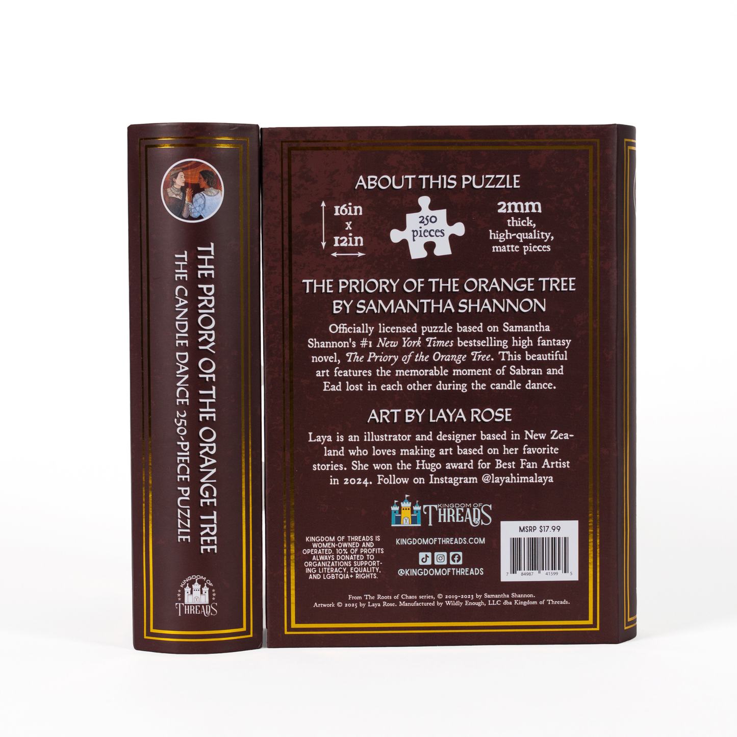 Book Keepsake Puzzle | Priory of the Orange Tree