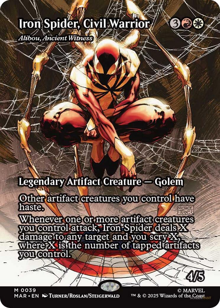 Iron Spider, Civil Warrior - Alibou, Ancient Witness (Borderless)