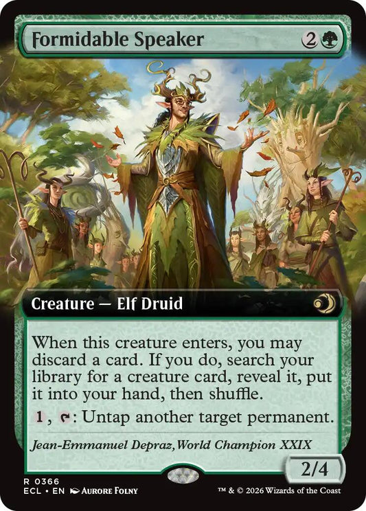 Formidable Speaker (Extended Art)