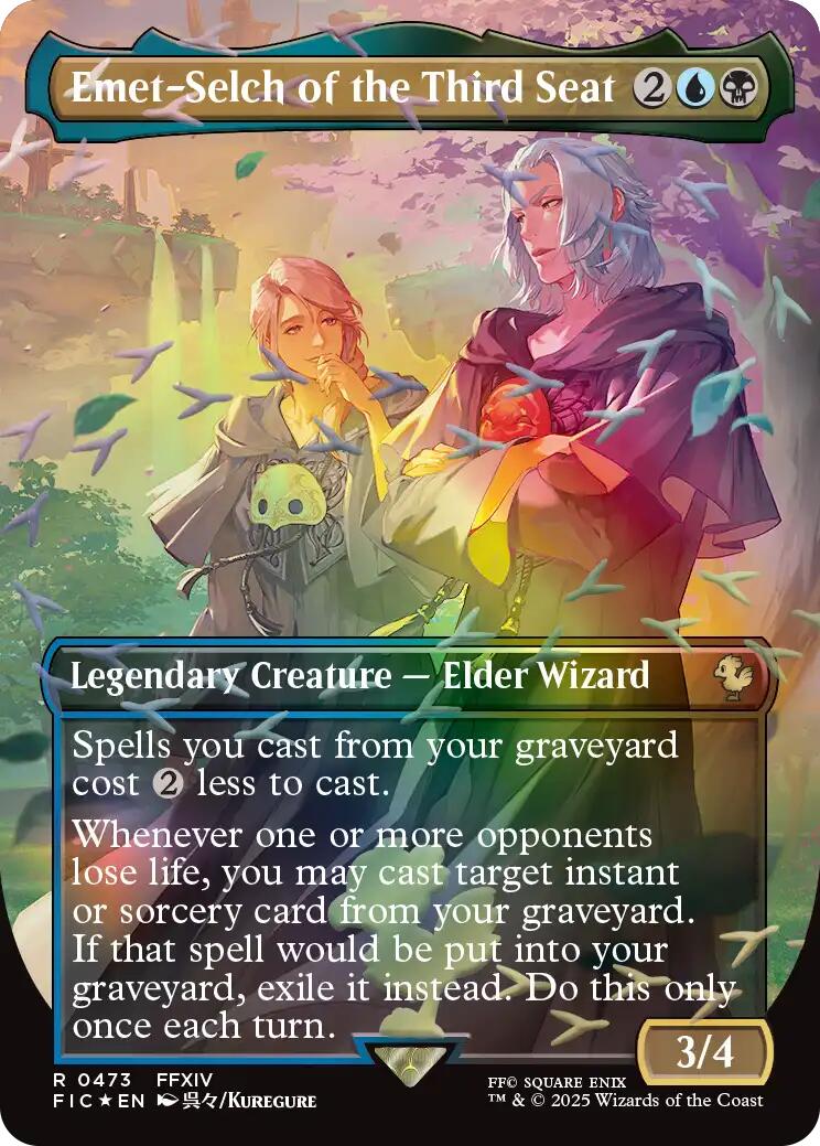 Emet-Selch of the Third Seat (Borderless) (Chocobo Track Foil)
