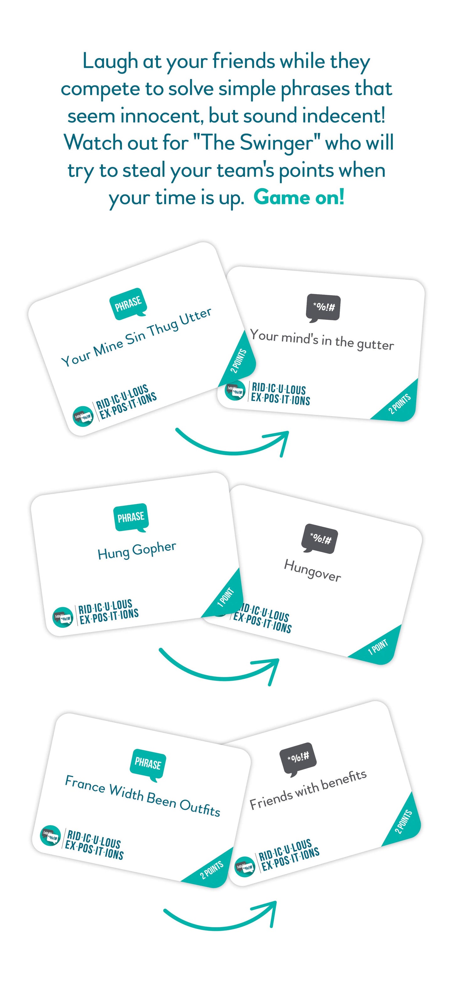 The Game of Ridiculous Expositions