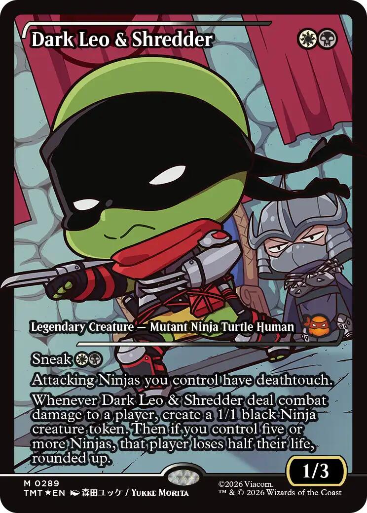 Dark Leo & Shredder (Showcase)