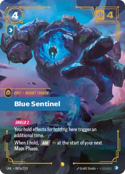 Blue Sentinel (Alternate Art)