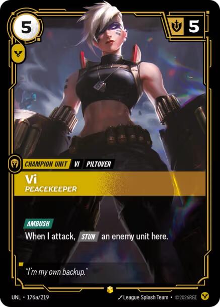 Vi - Peacekeeper (Alternate Art)