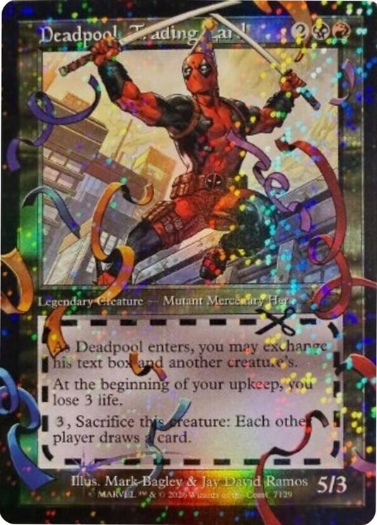 Deadpool, Trading Card (7129) (Pool Party Foil)