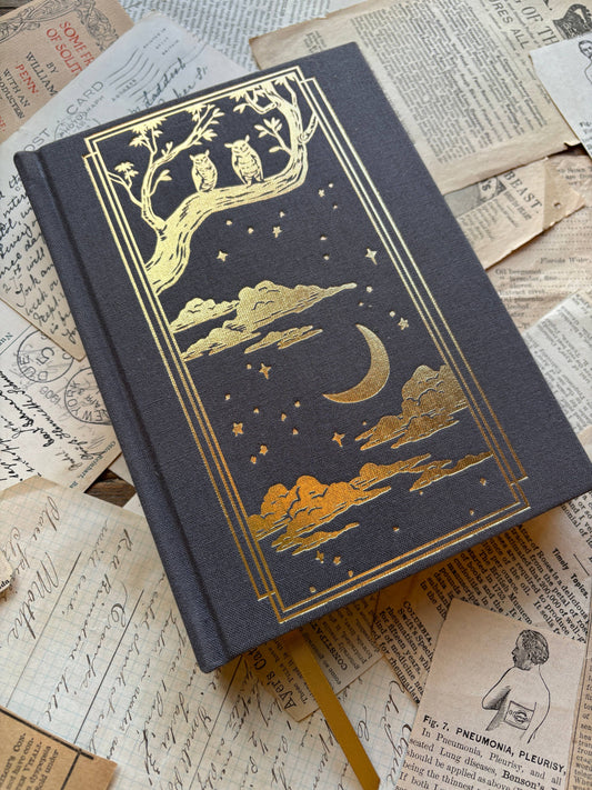 B6 Blank Notebook | The Oracle [Black Paper]