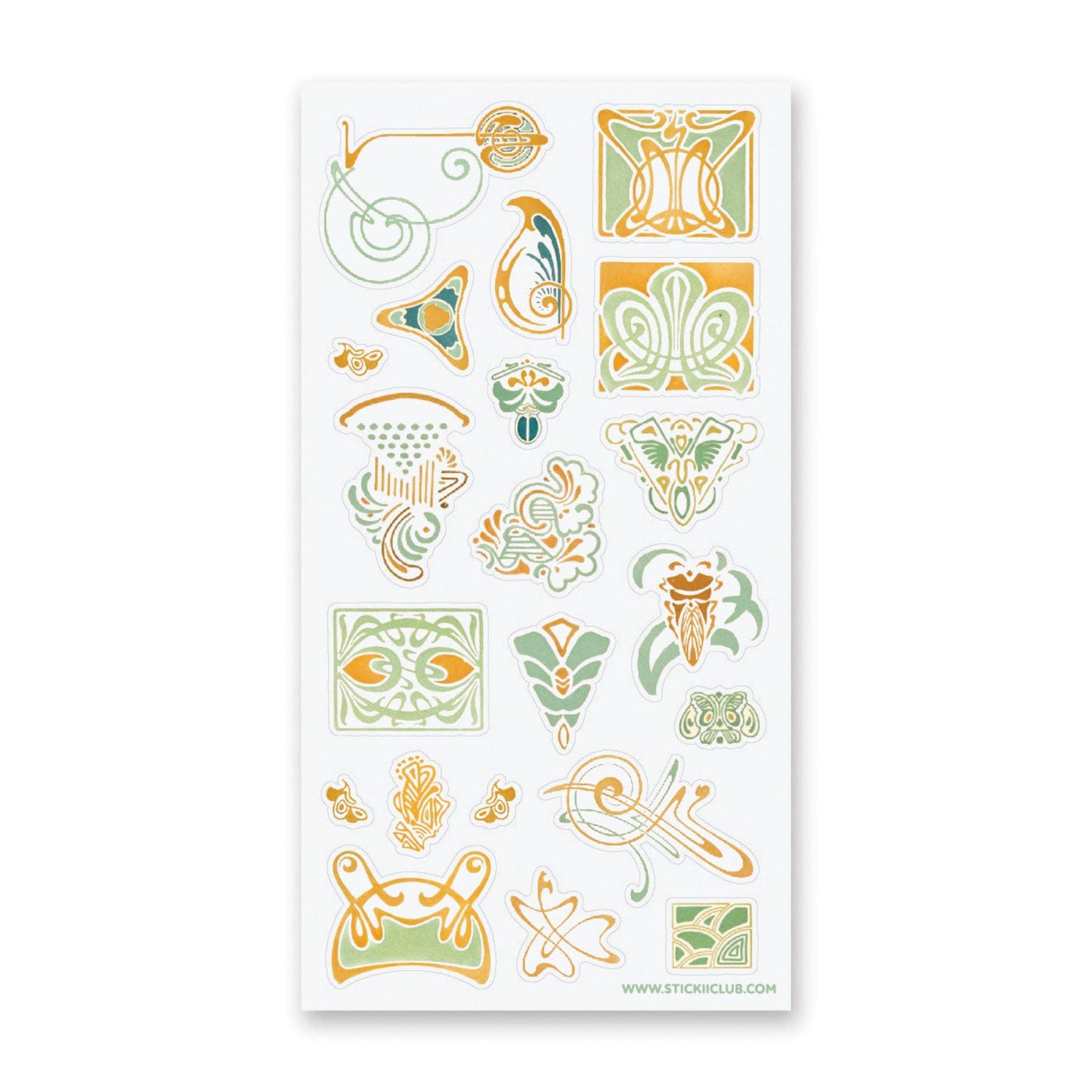 Sticker Sheet | Art Nouveau Accents