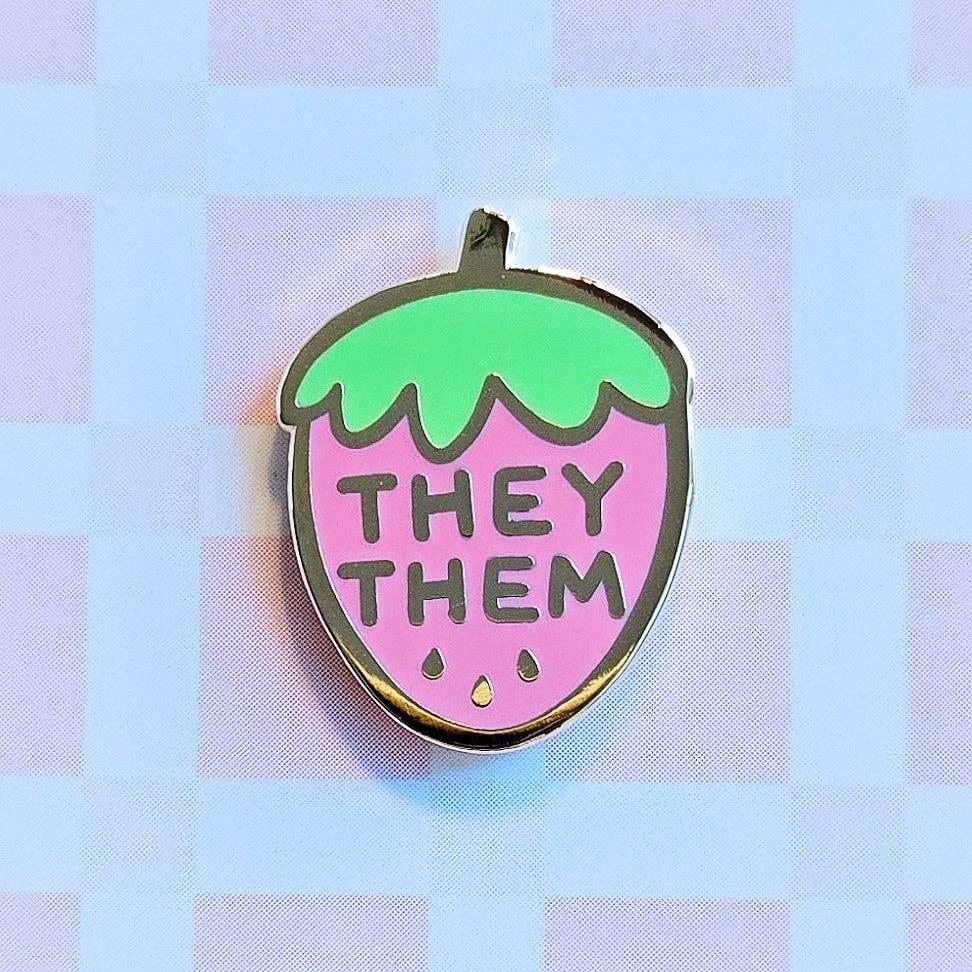 Misomomo Enamel Pin | Pronouns