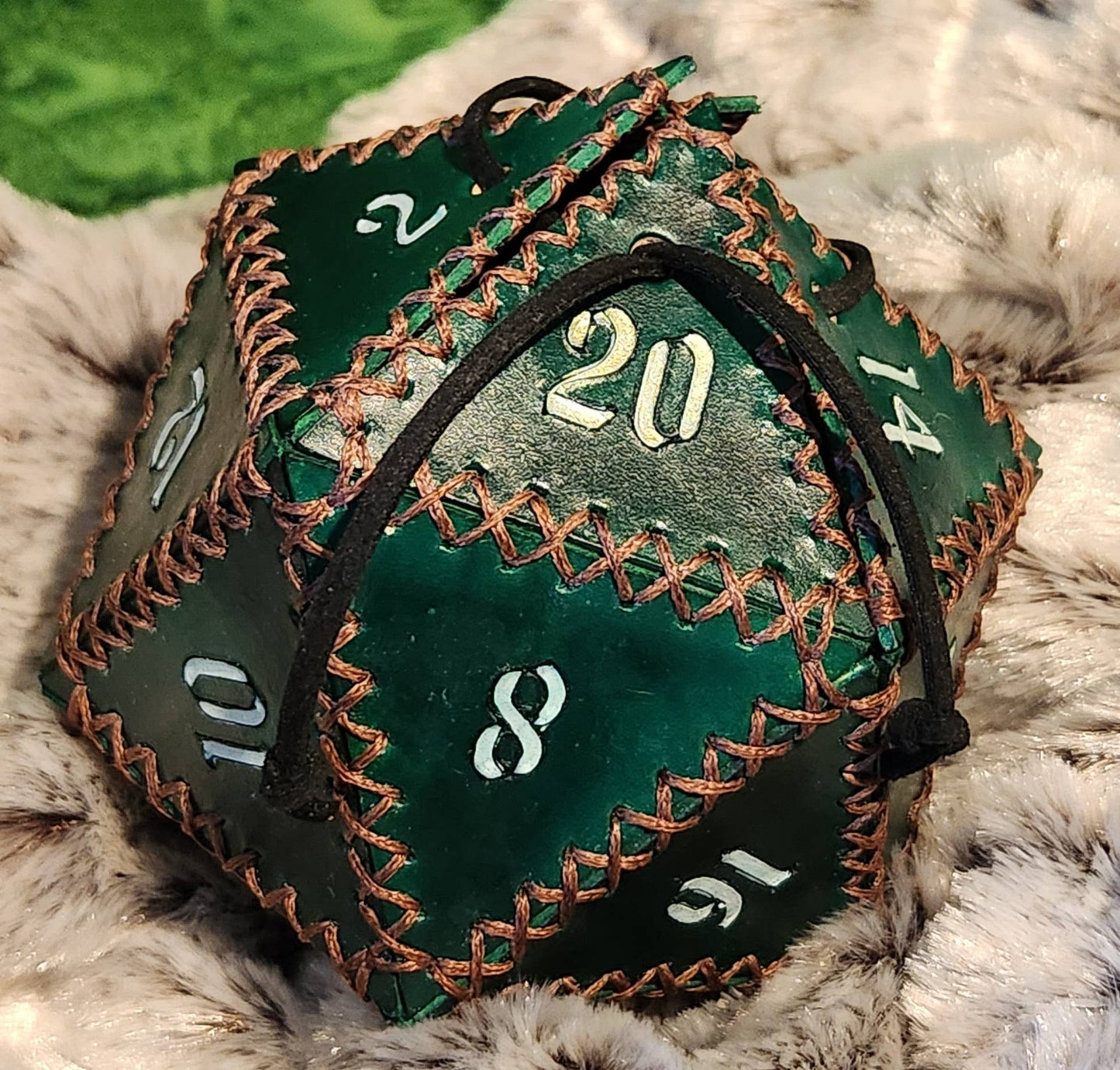 Leather Dice Pouch | D20