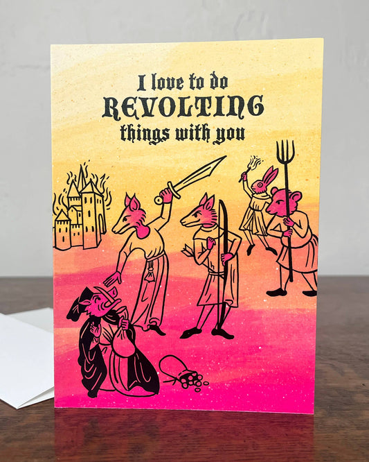 RK Affection Card | I Love To Do Revolting Things With You