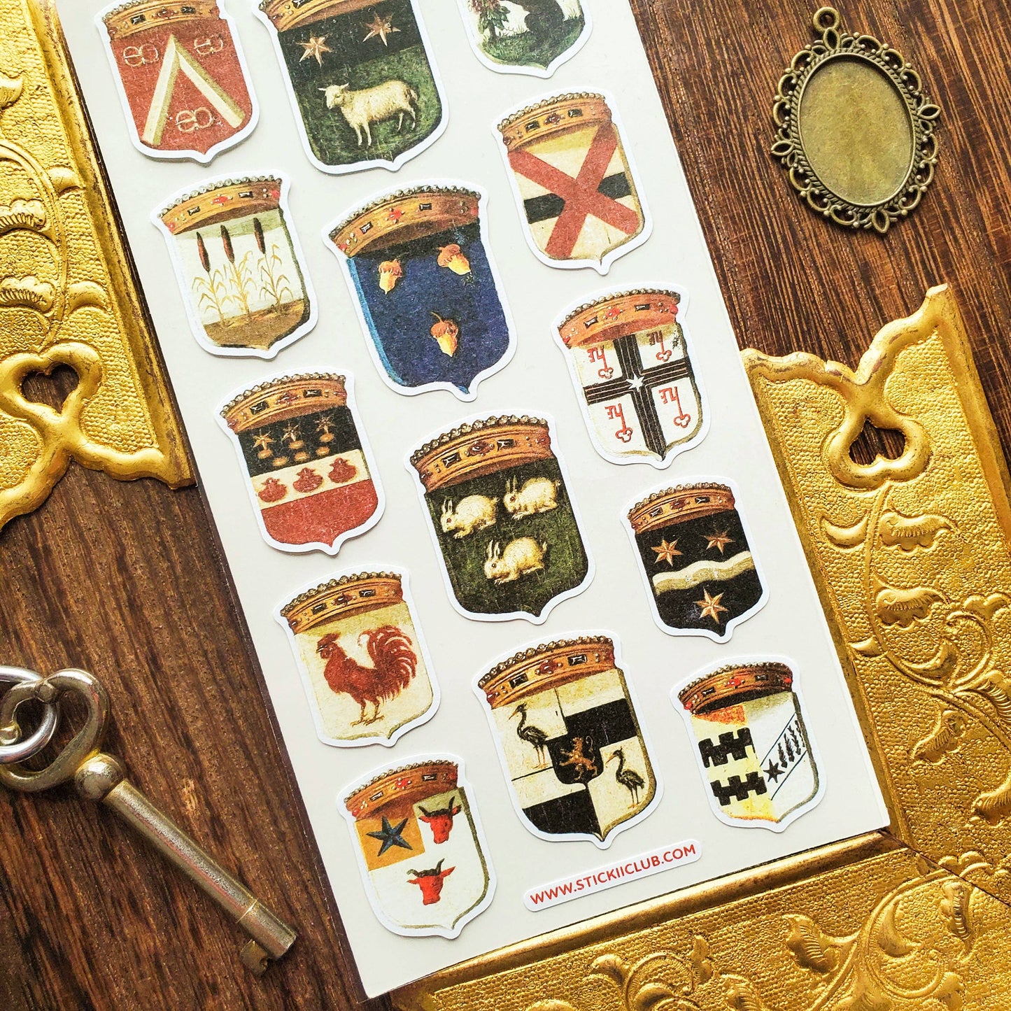 Sticker Sheet | Heraldry Crests