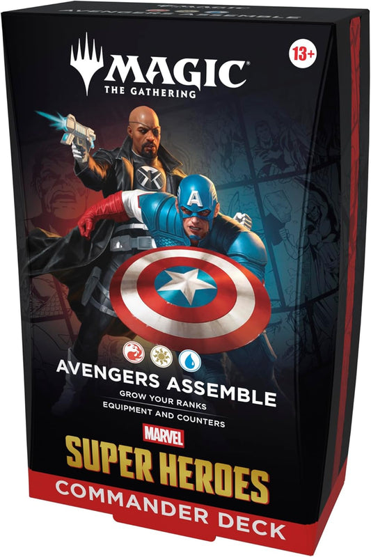 PREORDER: Magic: The Gathering | Marvel Super Heroes Commander Deck - Avengers Assemble