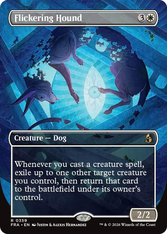 Flickering Hound (Borderless)