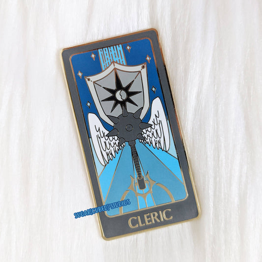 D&D Class Tarot Enamel Pin Series | The Cleric