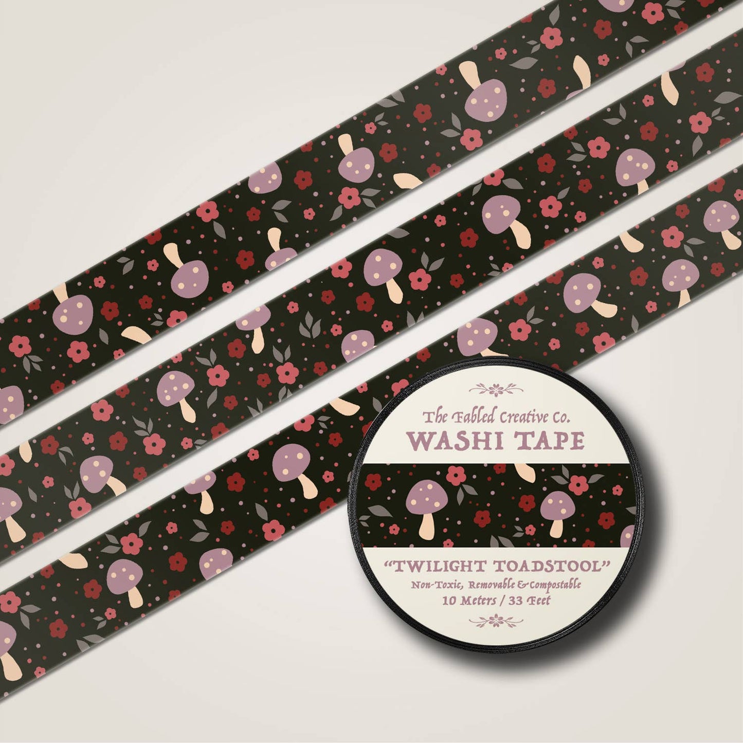 FCC Washi Tape | Twilight Toadstool