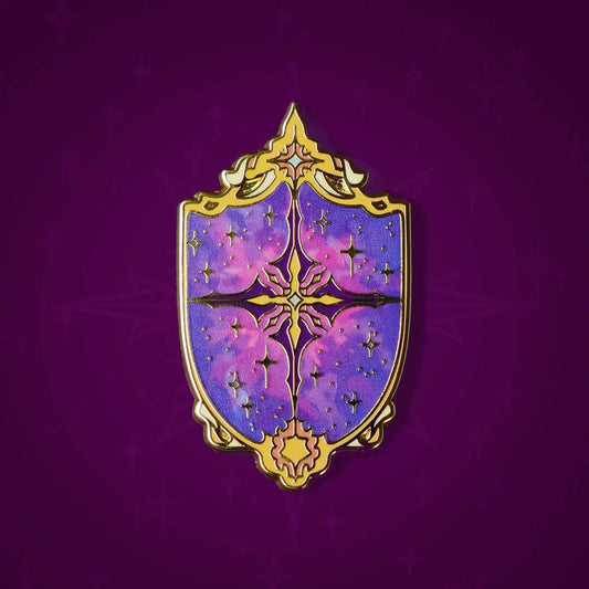 NVD Celestial Armory Enamel Pin | Constellation Shield