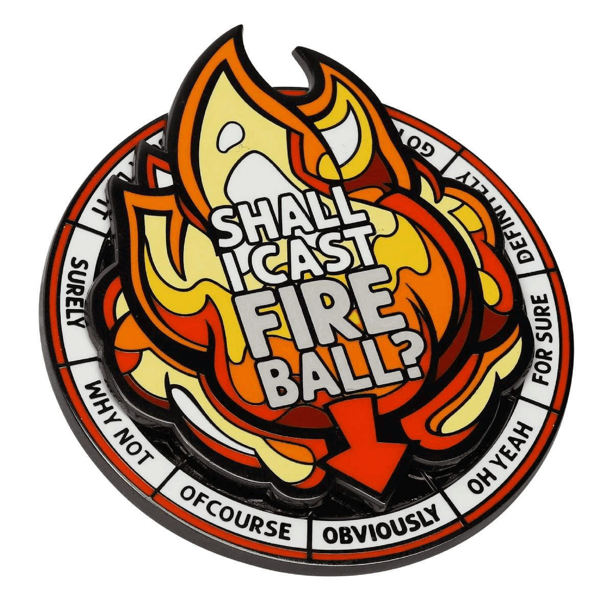GS Spinner Pin | Casting Fireball