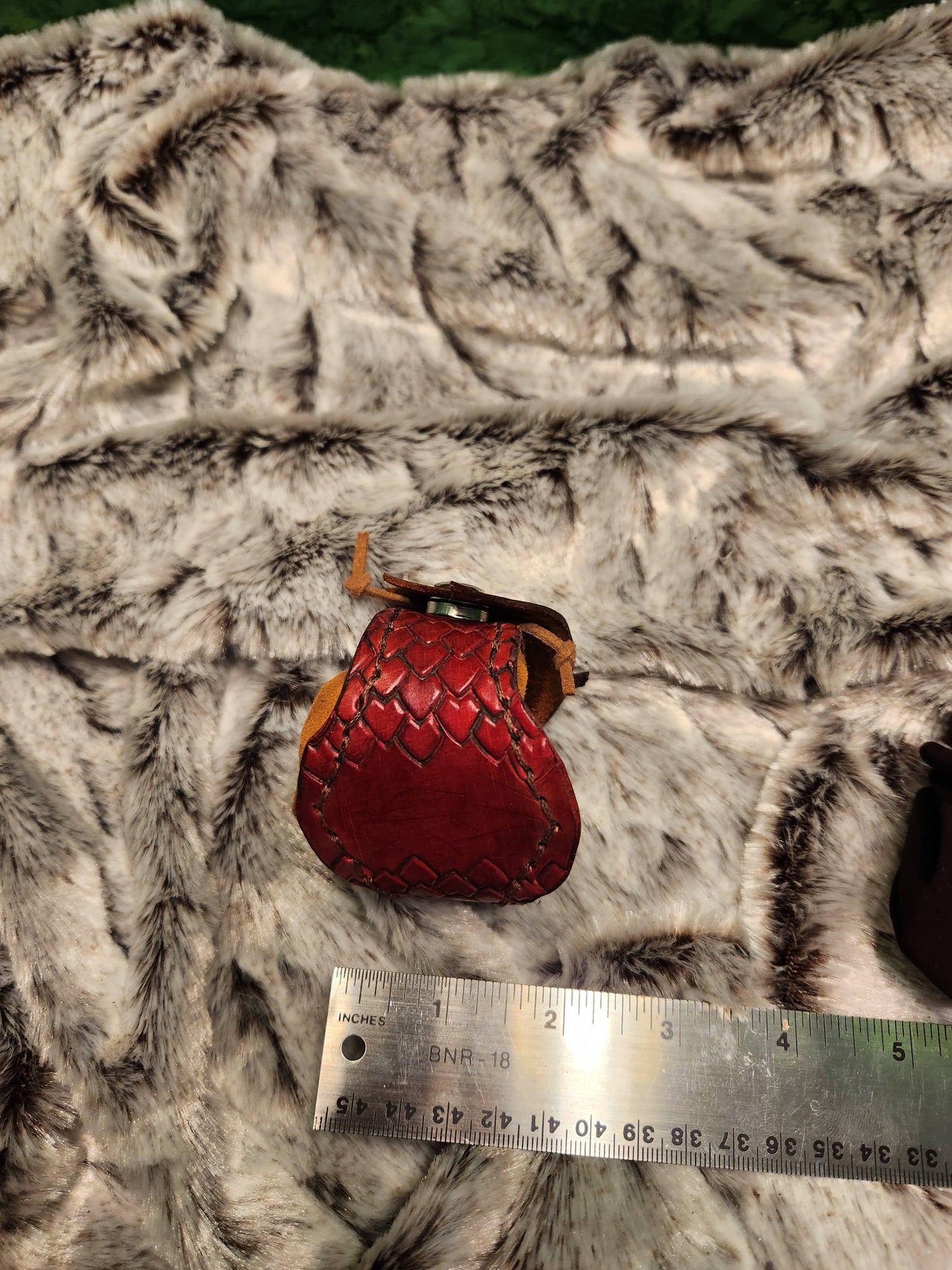 Leather Dice Pouch | Dragon