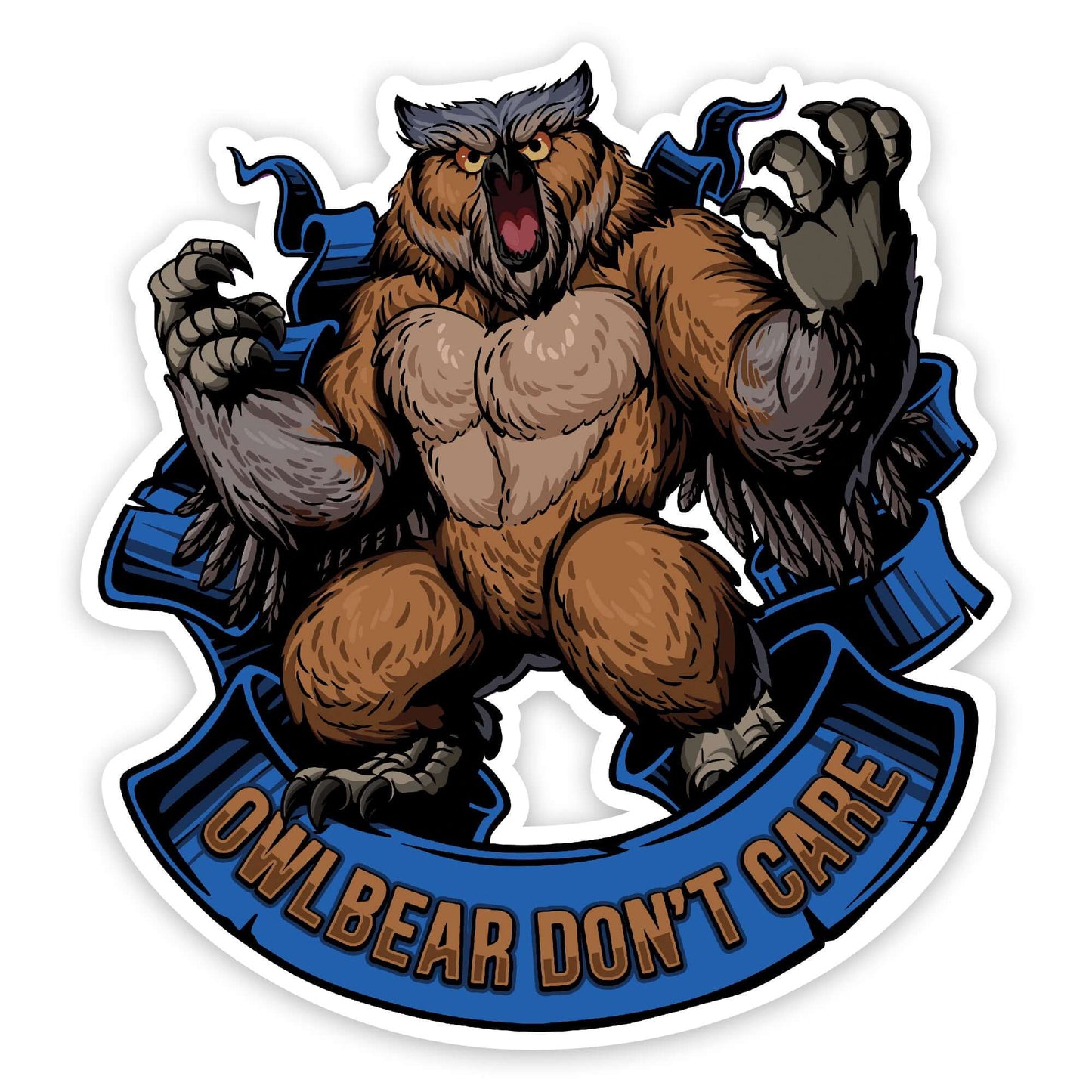 GS Vinyl Sticker | Owlbear Don't Care