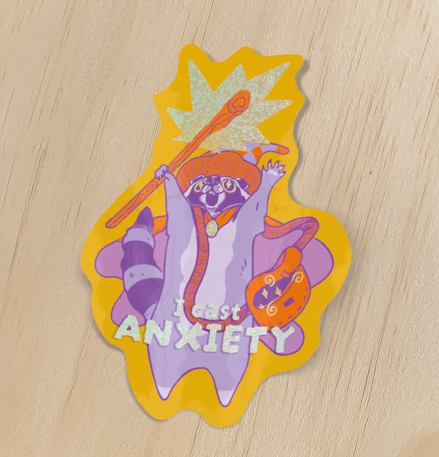 OHG Sticker | Raccoon Wizard