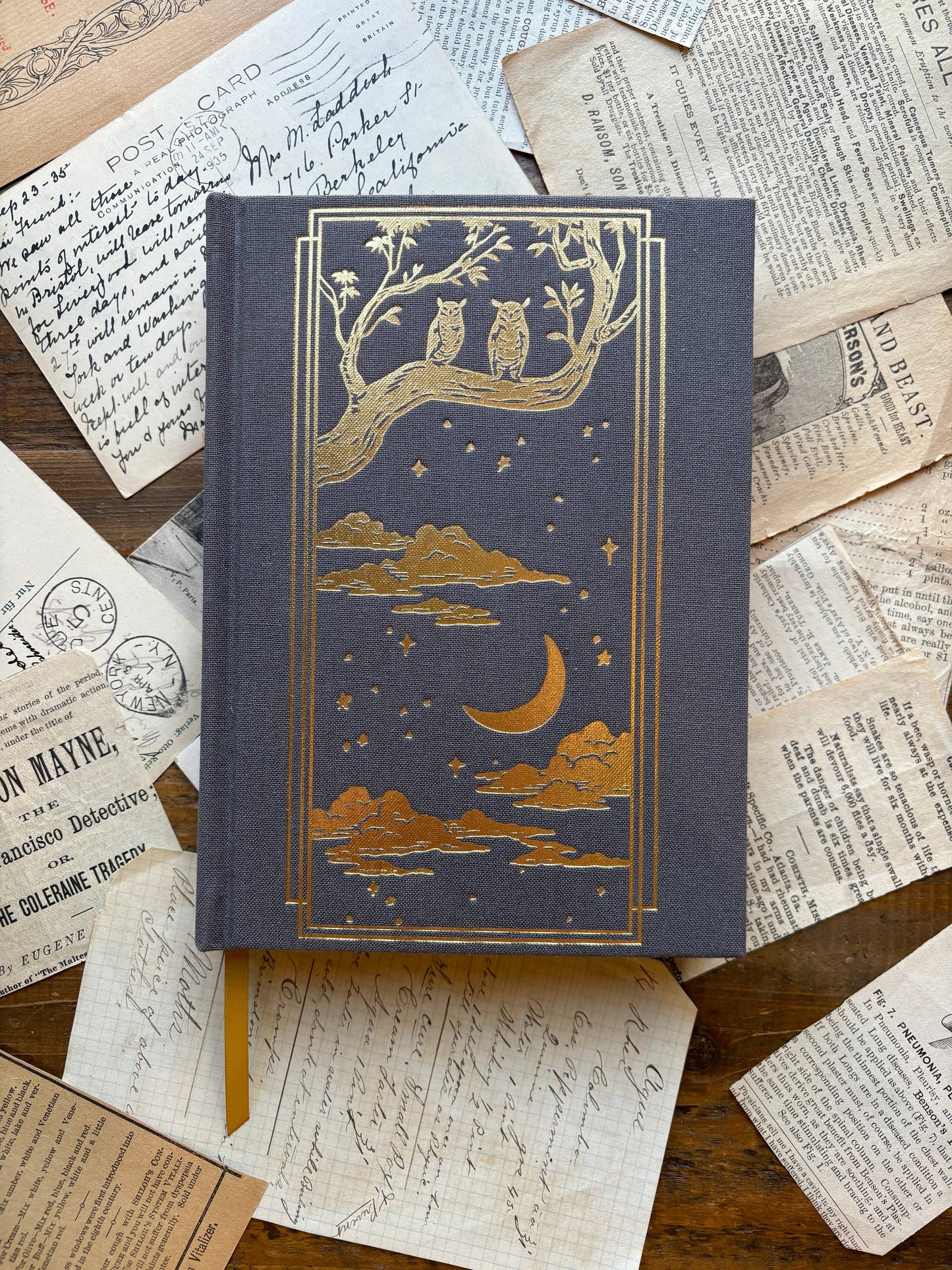B6 Blank Notebook | The Oracle [Black Paper]