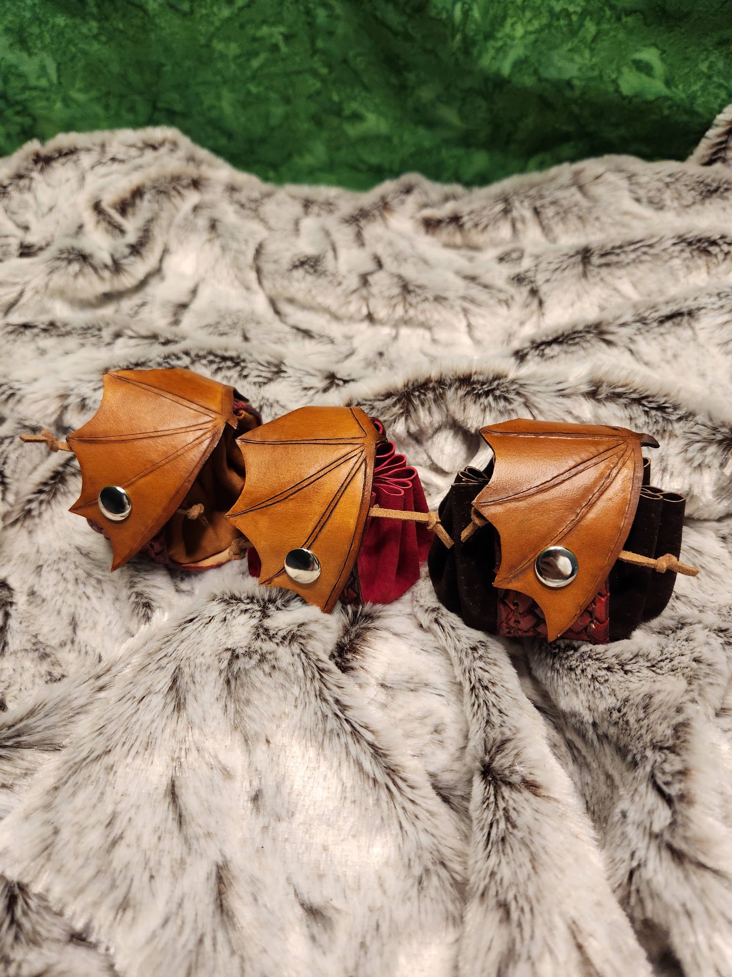 Leather Dice Pouch | Dragon