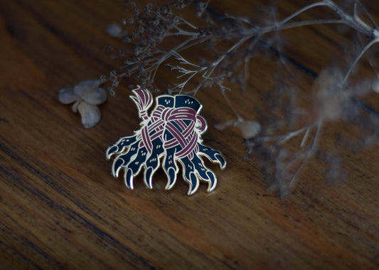 WD Enamel Pin | Shibari Claws