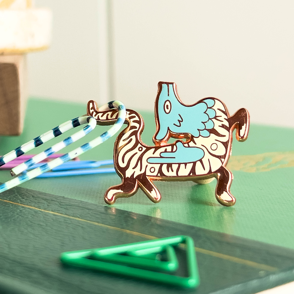 Precious Things Enamel Pin | Paperclip Dragon