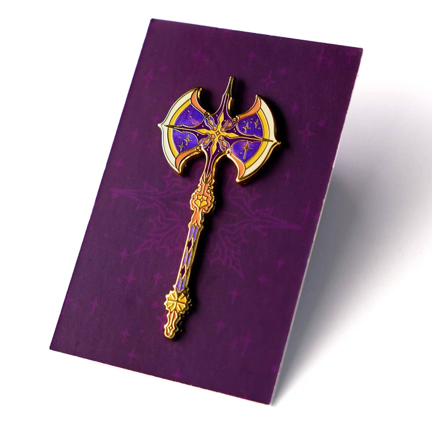 NVD Celestial Armory Enamel Pin | Meteor Axe