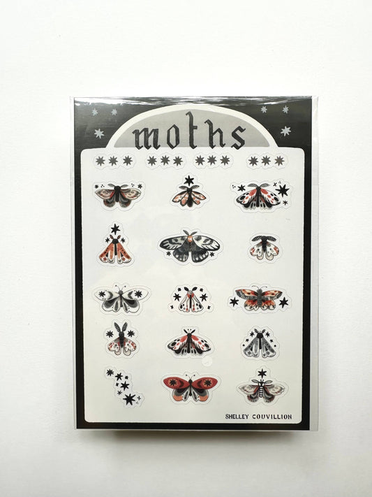 SC Sticker Sheet | Moths