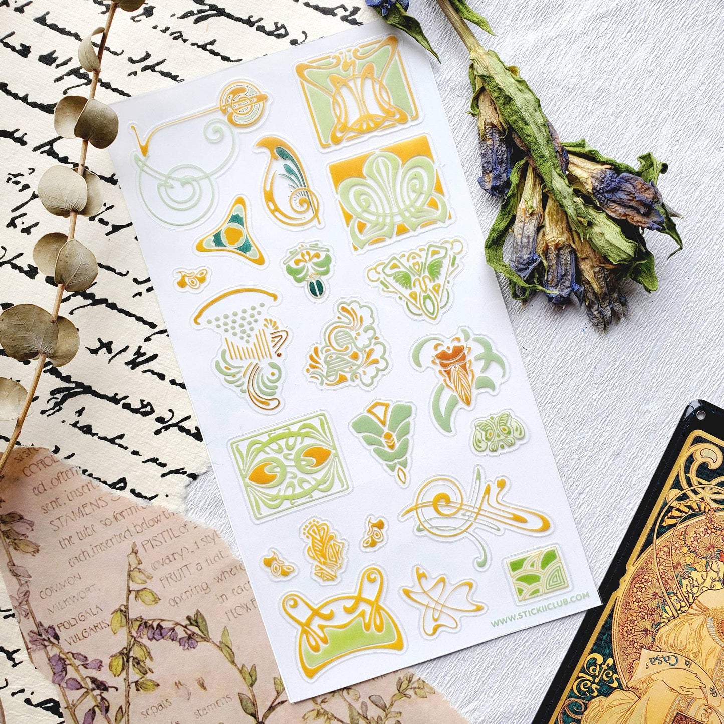 Sticker Sheet | Art Nouveau Accents