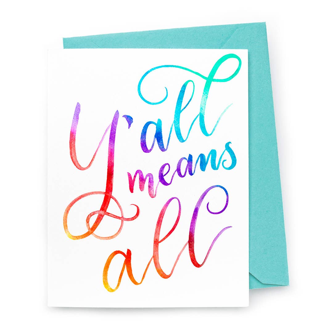 SALE - Y’all Means All Card — Coming Out Card