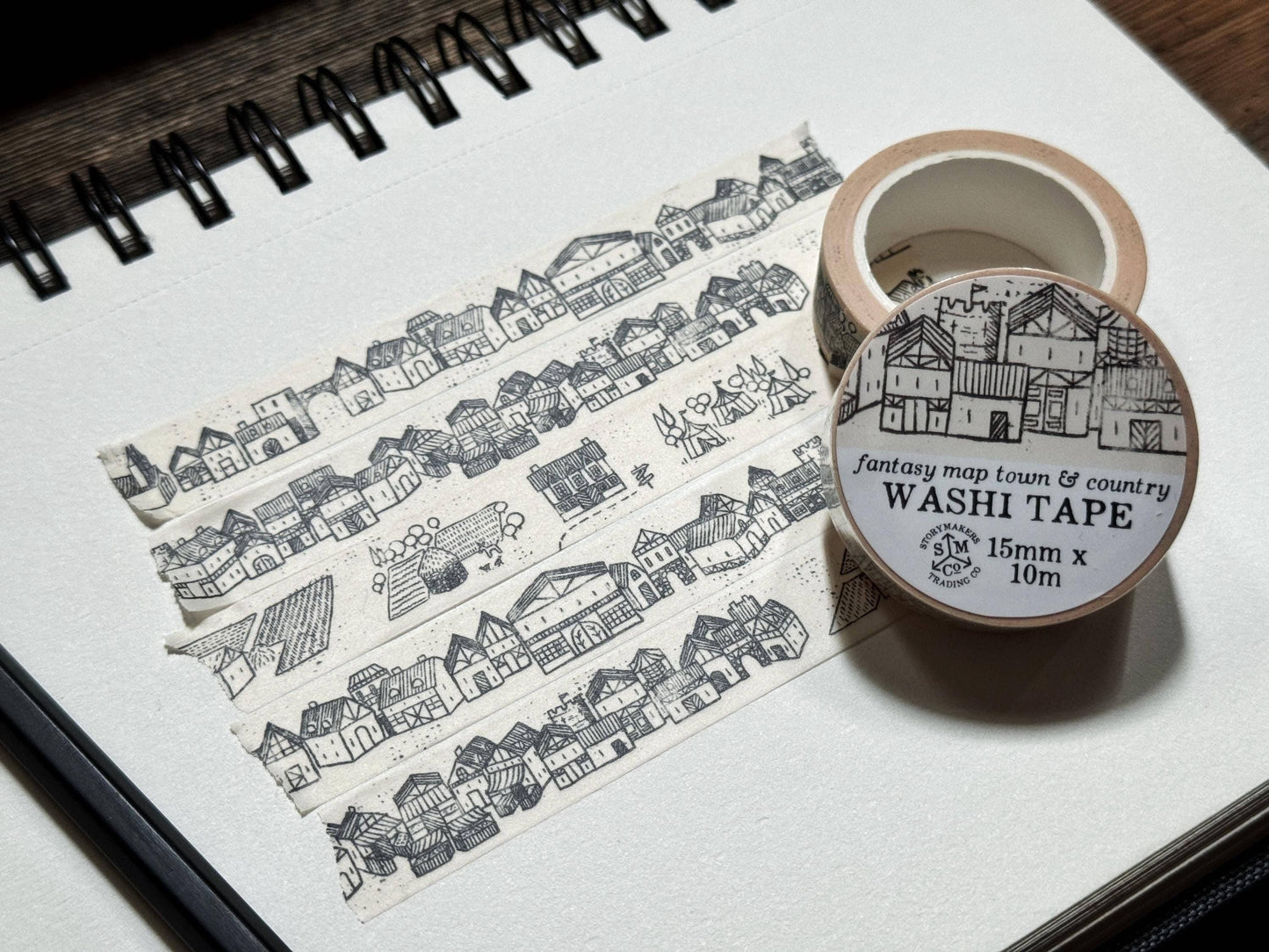 STC Cartography Washi Tape | Towns