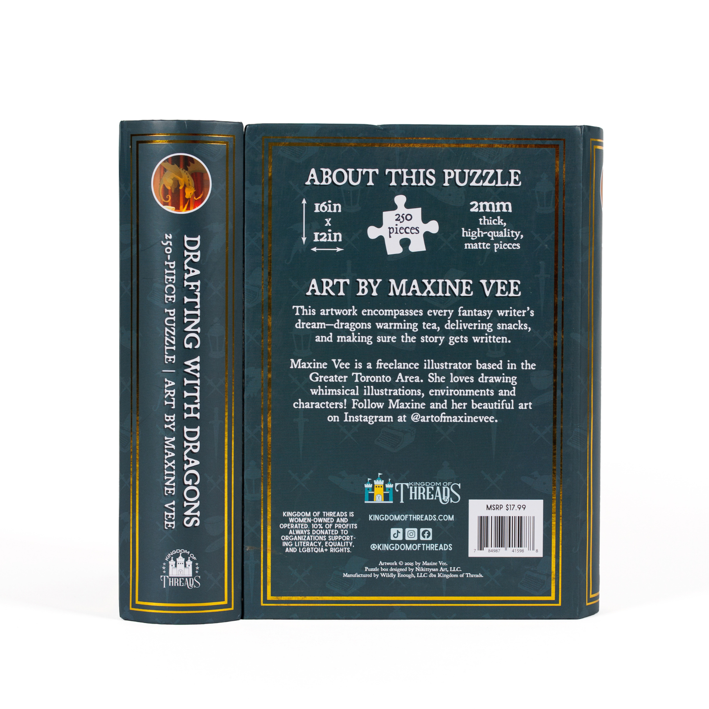 Book Keepsake Puzzle | Drafting With Dragons