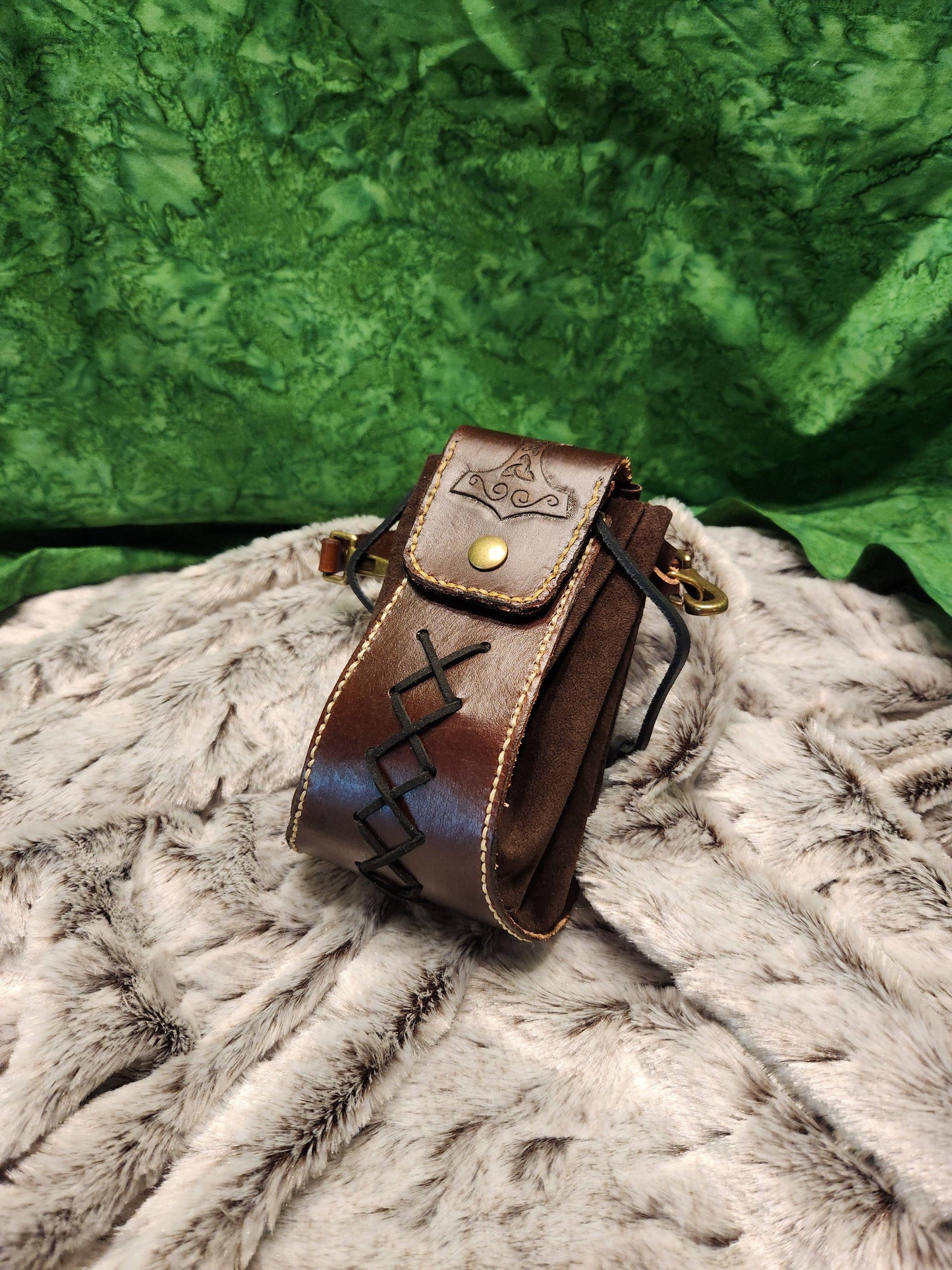Leather Dice Pouch | Mjölnir