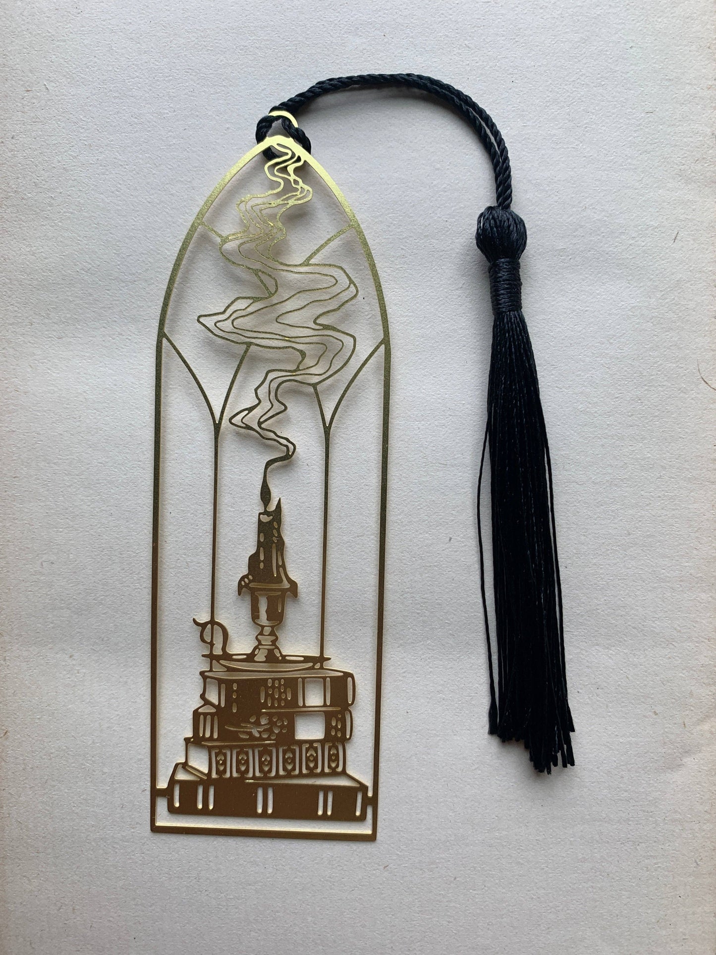 CM Metal Bookmark | Cathedral Candlestick
