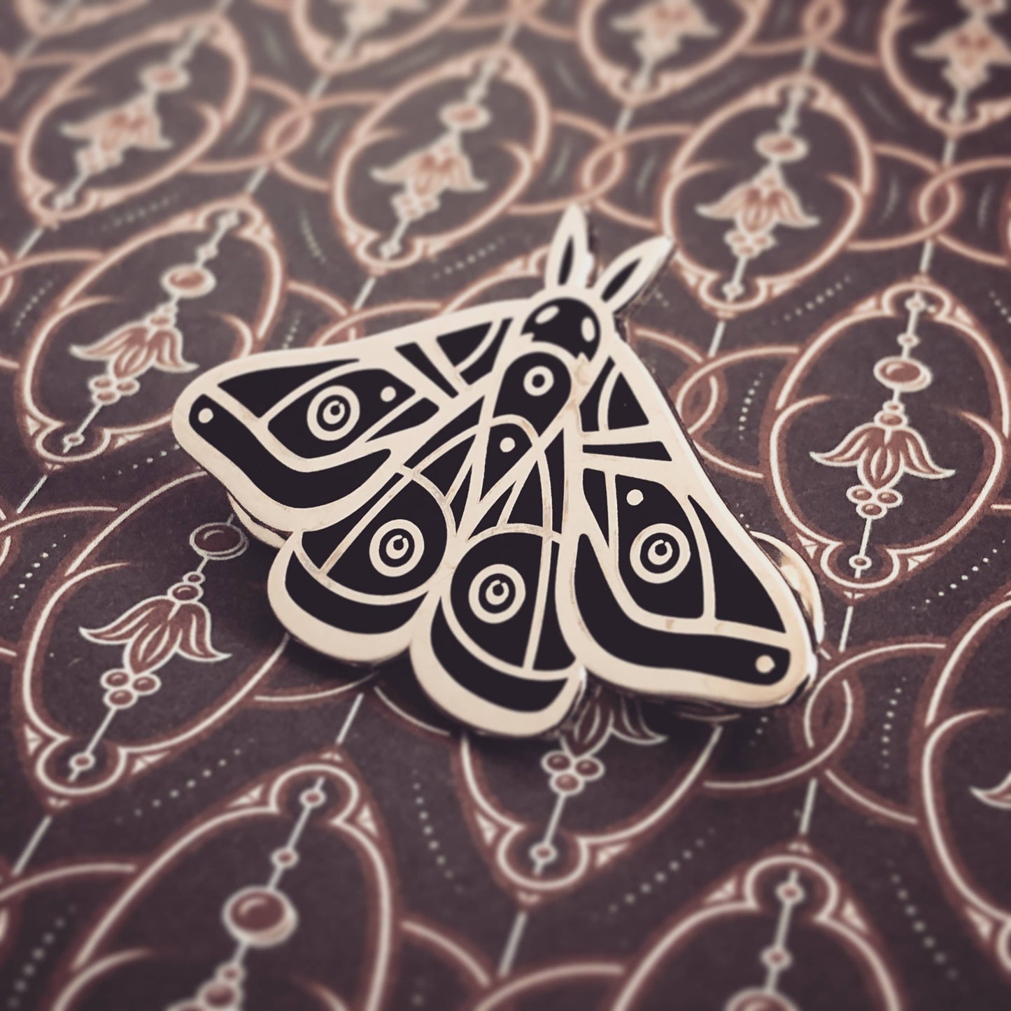 FCC Enamel Pin | Lunar Moth
