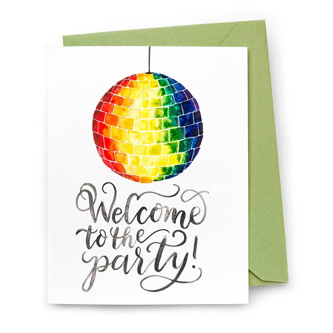 SALE - Welcome to the Party Card — Coming Out Card